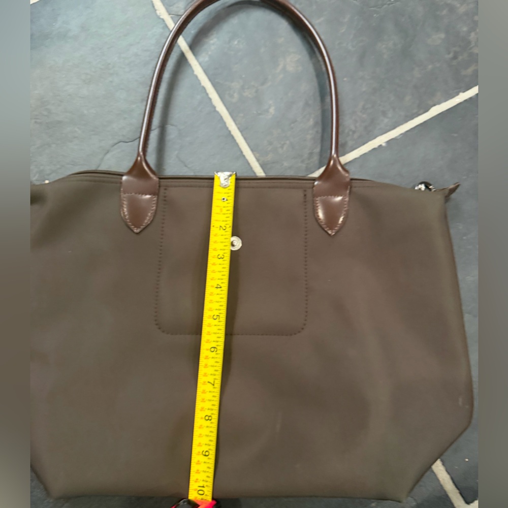 EUC: Longchamp Le Pliage tote Bag, brown - Picture 15 of 15